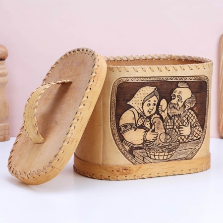 Хлебница на 2 булки, 24х16х20 см-2