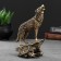 Figure "Wolf" bronze, 10x11x20cm