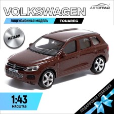 Metal Metal Volkswagen Touareg, 1:43, brown color