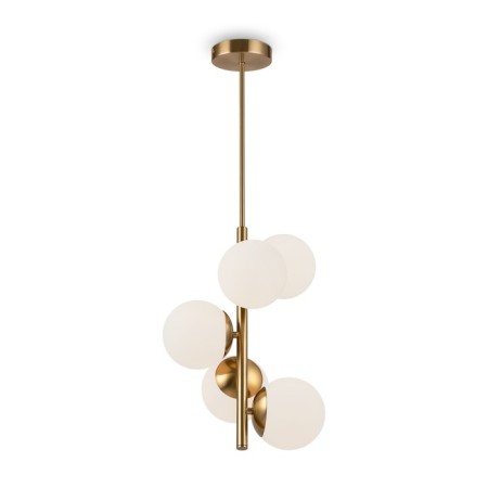 Suspended lamp Freya Fr5199PL-05BS1 Zing, 300x300x1018 mm, E27, 5x60W, brass color-2