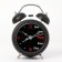The alarm clock "One, Two", discrete move, D-6.5 cm, 12 x 8 cm, black