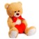 Soft toy "Bear Valentine", 95 cm