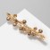 Brooch "Victor" with pearls, the color is white in gold