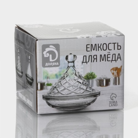 Glass capacity for honey and jam “Dome Dome”, 200 ml, 12.5 × 12 cm-7