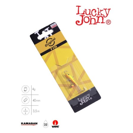 Balancir Lucky John Fin 3 + tee, 4 cm, color 20 blister-5