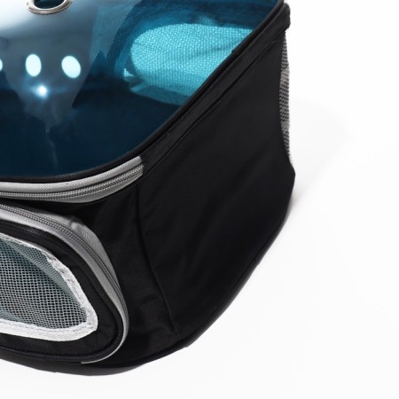 Backpack for carrying animals, transparent, 33 x 25 x 41 cm-3