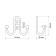Hook furniture tundra TKD016, two -rod, chrome