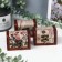 Casket wood chest "Blooming city" 6x8x5.5 cm