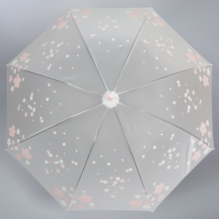 Umbrella - semi -automatic “flowers” ​​cane, 8 spokes, r = 45 cm, color mix-5