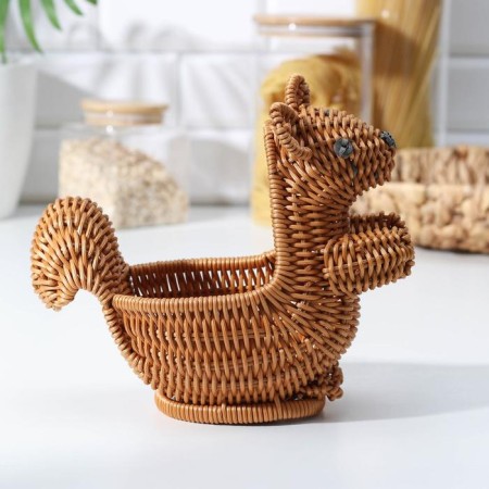 Basket for fruits and bread of the protein "Squirrel", 21 × 11.5 × 16 cm-2