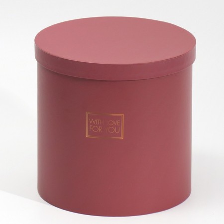 A set of round boxes 5 in 1, gift packaging, Panton 06, 15 x 15 x 15 - 23 x 23 25 cm-6