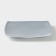 Square porcelain “Watercolor”, 19 × 19 cm, gray color