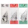 Set of triangles, 2 pieces, 10 cm "animals", transparent, plastic, in a bag