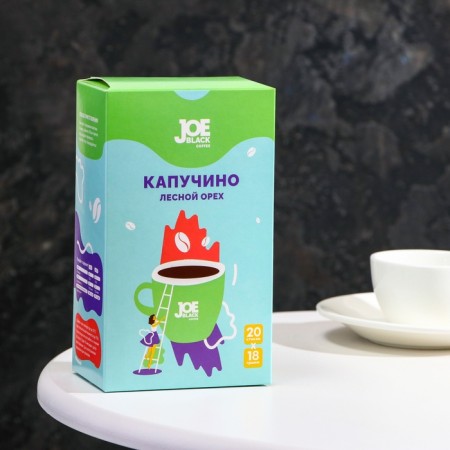 Drink Coffee Soluble JoE Black Coffee "Cabricop Forester", 18 g