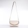 Women's bag Textura, messenger, small size, beige color