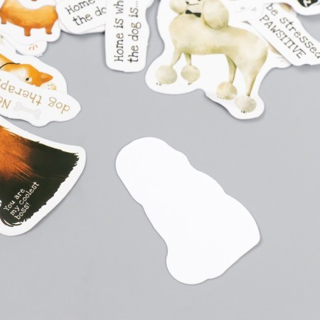 Stickers for creativity "Dog Life" set of 46 pcs 4.4x4.4x1.1 cm-2