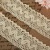 Knitted lace, 60 mm × 10 ± 1 m, beige color