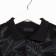 Polo T -shirt for a boy, black color/print mix, height 122 cm