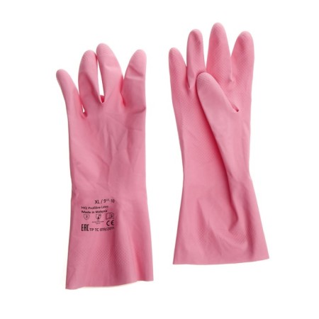 Latex reusable red gloves red, size XL-2