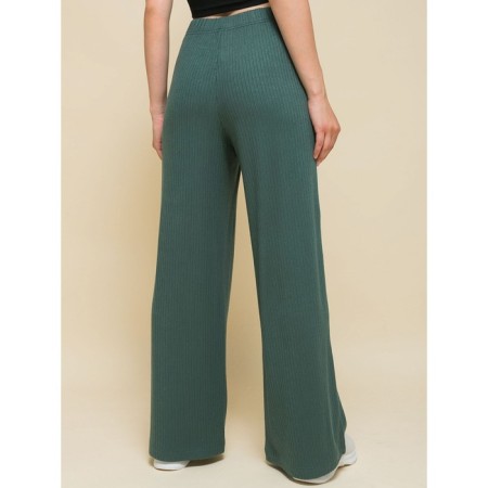Female trousers, size XS, green color-5