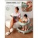Walks Children's Amarobaby Running Baby, with an electronic game panel, green color