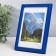 Photo frame plastic "Rainbow" 10x15 cm, blue