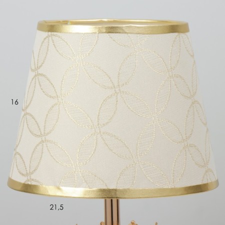 Crohn's table lamp E27 40W gold 21x21x37cm-3