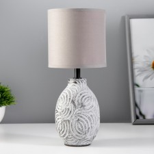 Radiy table lamp E14 40W gray 12.5x12.5x30cm Risalux