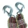 Torso touxing touxing cable, 7 tons, 4 m, 2 hooks