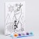 Picture on numbers for children "Olaf" 21x15 cm, cold heart