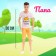 Set of dolls "Sunny Walk", mix