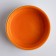 Ceramic bowl with carrots 100 ml 8.8 x 8.8 x 3 cm, orange-white