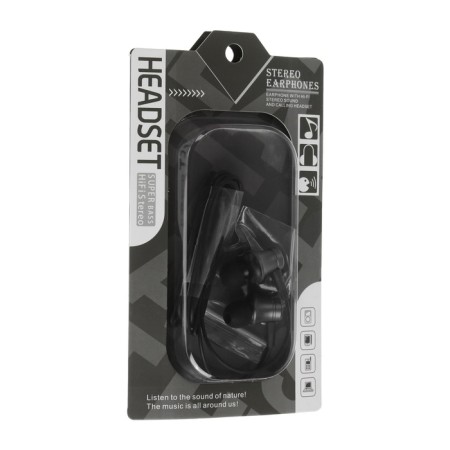 Headphones CB-53, wired, vacuum, microphone, 1 m, Type-C, black-3