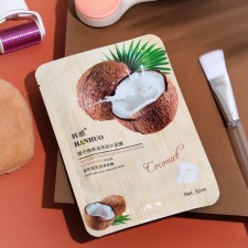 Fabric face mask with coconut, moisturizing