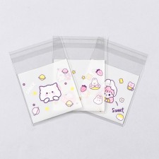 BOPP package with sticky tape, 