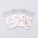 BOPP package with sticky tape, "Korean style", 7*7+3cm mix