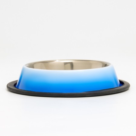 A bowl with a non -slip base "amber", 235 ml, blue-1
