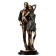 Souvenir Polystone "Fashionable couple" bronze with green 34x10x14 cm