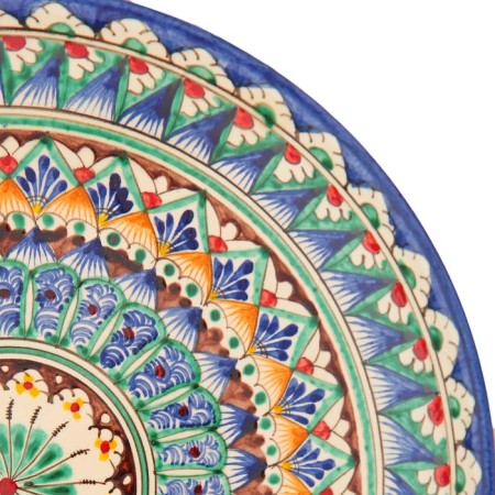 Largan Rishtan ceramics "Patterns", 31 cm, blue-5