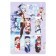 A set of magnetic bookmark for books Calligrata 6 pieces, "Assorted", mix