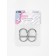 The half -ring for bags is double, d = 20 mm, thickness - 1 mm, 2 pcs, silver color