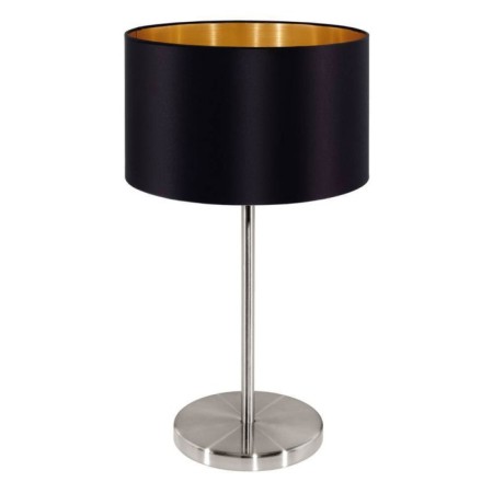 Maserlo 1x60W table lamp E27 Nickel 23x23x42cm
