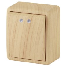 Backlight circuit breaker, 10AX-250V, IP20, oh, era expert, pine