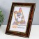 Photo frame plastic 13x18 cm dark nut (782)