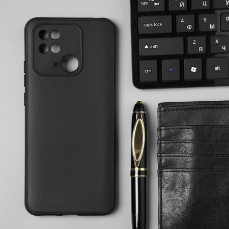 BORASCO case matte for Xiaomi Redmi 10c, black-3