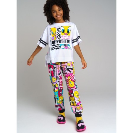 Брюки для девочки PlayToday, рост 158 см-1