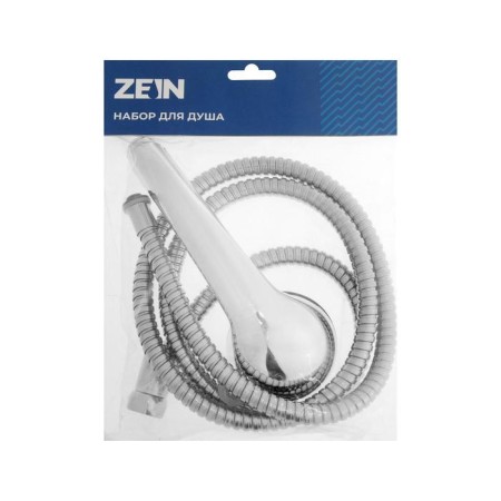Shower Set Zein Z0101, hose 150 cm, nuts metal, watering can 1 mode-1