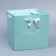 Gift box with ribbons "Present", 19 x 19 x 19 cm