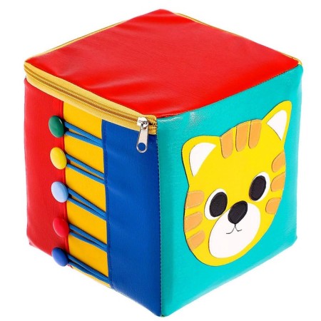 Bizikubik Developing tactile "cat", 20 × 20 cm