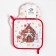 Kitchen "New Year's toys" mittens-output 20x28cm, 19x19cm selection, 100% cotton
